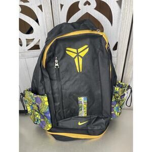 Nike Kobe Black Mamba Backpack Yellow Purple Multi Compartment